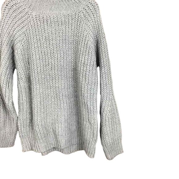 Cloth By Design Women’s M Gray Knit Pullover Turtleneck Sweater Long Sleeve NWT - Picture 14 of 16